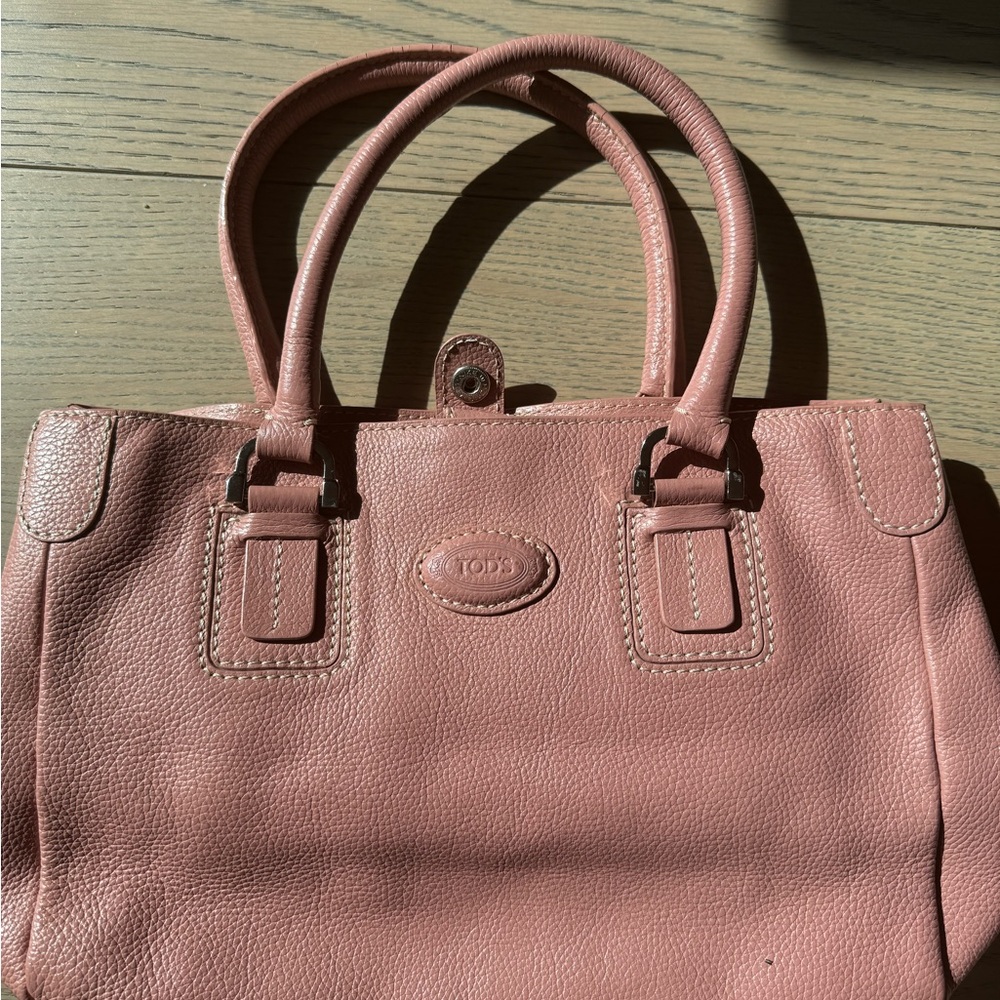 Tod's Pink Leather Women's Bag